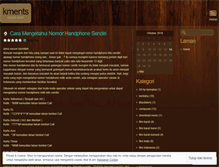 Tablet Screenshot of kments.wordpress.com