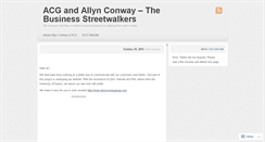 Desktop Screenshot of allynconway.wordpress.com