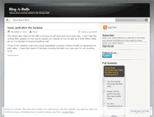 Tablet Screenshot of blogabulls.wordpress.com