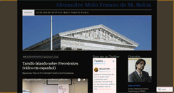 Desktop Screenshot of alexprocesso.wordpress.com