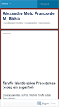 Mobile Screenshot of alexprocesso.wordpress.com