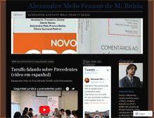 Tablet Screenshot of alexprocesso.wordpress.com