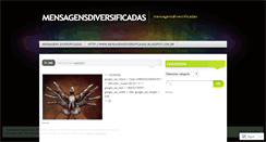 Desktop Screenshot of mensagensdiversificadas.wordpress.com