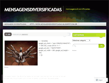 Tablet Screenshot of mensagensdiversificadas.wordpress.com