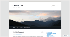 Desktop Screenshot of caitlinecox.wordpress.com