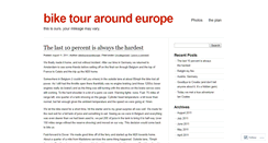 Desktop Screenshot of biketouraroundeurope.wordpress.com