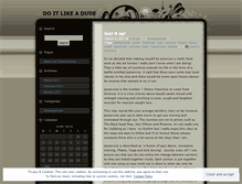 Tablet Screenshot of doitlikeadude.wordpress.com