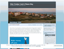 Tablet Screenshot of elderchristiancarter.wordpress.com