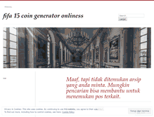 Tablet Screenshot of fifa15coingeneratoronliness.wordpress.com