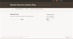 Desktop Screenshot of djewelsdiamonds.wordpress.com