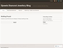 Tablet Screenshot of djewelsdiamonds.wordpress.com
