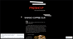 Desktop Screenshot of freshcup.wordpress.com