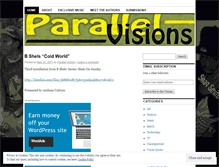 Tablet Screenshot of parallelvisions.wordpress.com