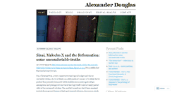 Desktop Screenshot of alexanderdouglas.wordpress.com