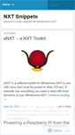 Mobile Screenshot of nxtsnippets.wordpress.com