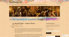 Desktop Screenshot of buythatgame.wordpress.com