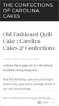 Mobile Screenshot of carolinacakesandconfections.wordpress.com