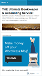 Mobile Screenshot of bookkeeperla.wordpress.com