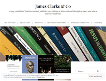 Tablet Screenshot of jamesclarkepublishing.wordpress.com