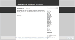 Desktop Screenshot of eczemablog.wordpress.com