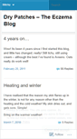 Mobile Screenshot of eczemablog.wordpress.com