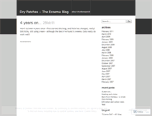 Tablet Screenshot of eczemablog.wordpress.com