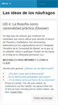 Mobile Screenshot of lasideasdelosnaufragos.wordpress.com