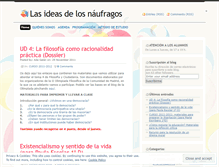 Tablet Screenshot of lasideasdelosnaufragos.wordpress.com