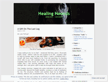 Tablet Screenshot of healinghounds.wordpress.com