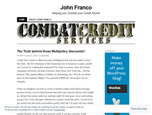 Tablet Screenshot of johnfranco.wordpress.com