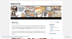 Desktop Screenshot of diggingindy.wordpress.com