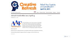 Desktop Screenshot of creativebloc2011.wordpress.com