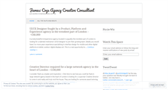 Desktop Screenshot of jamescogsagecycreative.wordpress.com