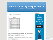 Tablet Screenshot of chosunenglish.wordpress.com