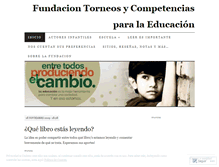 Tablet Screenshot of fundaciontyc.wordpress.com