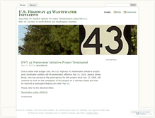 Tablet Screenshot of hwy43corridor.wordpress.com