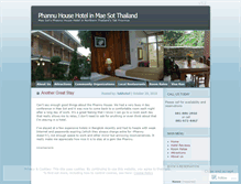 Tablet Screenshot of maesothotels.wordpress.com