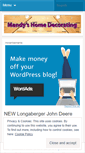 Mobile Screenshot of mandyshomedecor.wordpress.com