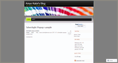 Desktop Screenshot of amyokabir.wordpress.com
