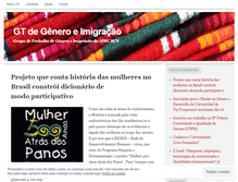 Tablet Screenshot of generoimigracao.wordpress.com