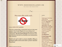 Tablet Screenshot of derideenladen.wordpress.com