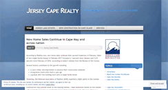 Desktop Screenshot of jerseycaperealty.wordpress.com