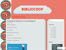 Tablet Screenshot of biblioceop.wordpress.com