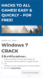 Mobile Screenshot of easyhackgame.wordpress.com