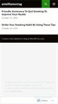 Mobile Screenshot of estelllamontag.wordpress.com