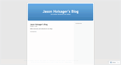 Desktop Screenshot of jasonhoisager.wordpress.com