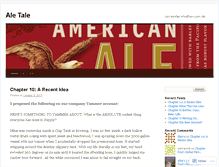 Tablet Screenshot of aletale.wordpress.com