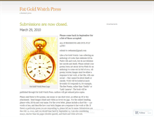 Tablet Screenshot of fatgoldw.wordpress.com