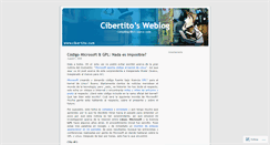 Desktop Screenshot of cibertito.wordpress.com