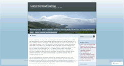 Desktop Screenshot of learnercenteredteaching.wordpress.com